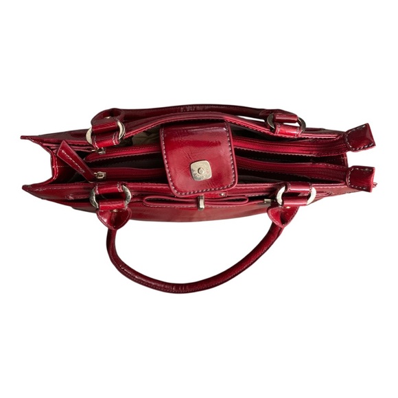 🔺Liz Claiborne Red Leather Shoulder Bag🔺 - Picture 3 of 16